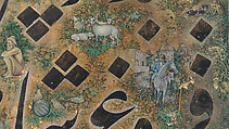 Calligraphy Painting, Isma&#39;il Jalayir (Iranian, active ca. 1858–81), Opaque watercolor and ink on paste board