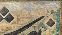 Calligraphy Painting, Isma&#39;il Jalayir (Iranian, active ca. 1858–81), Opaque watercolor and ink on paste board
