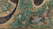 Calligraphy Painting, Isma&#39;il Jalayir (Iranian, active ca. 1858–81), Opaque watercolor and ink on paste board