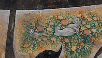 Calligraphy Painting, Isma&#39;il Jalayir (Iranian, active ca. 1858–81), Opaque watercolor and ink on paste board