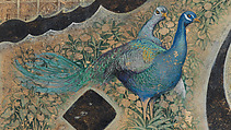 Calligraphy Painting, Isma&#39;il Jalayir (Iranian, active ca. 1858–81), Opaque watercolor and ink on paste board