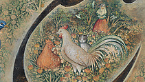 Calligraphy Painting, Isma&#39;il Jalayir (Iranian, active ca. 1858–81), Opaque watercolor and ink on paste board