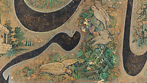 Calligraphy Painting, Isma&#39;il Jalayir (Iranian, active ca. 1858–81), Opaque watercolor and ink on paste board
