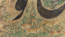 Calligraphy Painting, Isma&#39;il Jalayir (Iranian, active ca. 1858–81), Opaque watercolor and ink on paste board