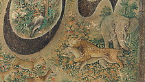 Calligraphy Painting, Isma&#39;il Jalayir (Iranian, active ca. 1858–81), Opaque watercolor and ink on paste board