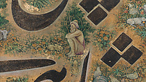 Calligraphy Painting, Isma&#39;il Jalayir (Iranian, active ca. 1858–81), Opaque watercolor and ink on paste board
