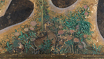 Calligraphy Painting, Isma&#39;il Jalayir (Iranian, active ca. 1858–81), Opaque watercolor and ink on paste board