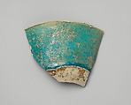 Fragment of a Bowl, Stonepaste; glazed