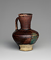 Miniature Ewer, Stonepaste; glazed