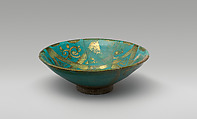 Luster Bowl, Stonepaste; luster-painted