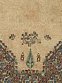 Napkin or Hand Towel, Linen, silk; plain weave, embroidered