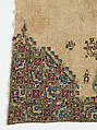 Napkin or Hand Towel, Linen, silk; plain weave, embroidered