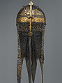 Helmet with Talismanic Inscriptions, Steel; damascened with gold