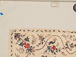 Hanging or Bed Cover, Cotton; pounced and painted