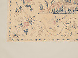 Hanging or Bed Cover, Cotton; pounced and painted