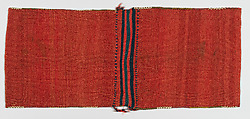 Shahsevan Double Saddle Bag, Wool; sumak technique