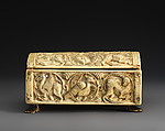 Box, Ivory; carved and incised