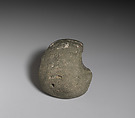 Fragment of a Spheroconical Vessel, Earthenware; unglazed