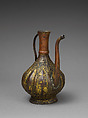 Ewer, Copper; repoussé, gilded
