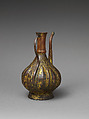 Ewer, Copper; repoussé, gilded