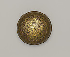 Bowl, Brass; inlaid with silver