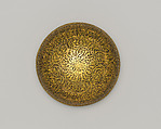 Bowl, Brass; inlaid with silver