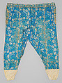 Uçetek Entari, Shalvar, and Blouse, Silk, metal wrapped thread; brocaded
