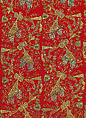 Uçetek Entari or Three-Skirt Robe, Woolen twill, padded with woolen fibers, embroidered with silk, metal thread, and metallic sequins