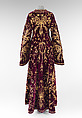 Bindalli Wedding Dress, Silk, cotton, metal wrapped thread; embroidered