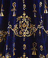 Bindalli Wedding Dress, Velvet, metal wrapped thread; embroidered