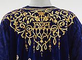 Bindalli Wedding Dress, Velvet, metal wrapped thread; embroidered