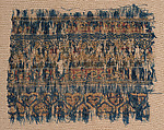 Textile Fragment, Linen and silk