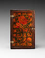 Mirror Case, Aqa Ahmad, Pasteboard, papier-maché; opaque watercolor, gilded, and lacquered