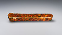 Lacquer Pen Box with Royal Audience Scenes, Sani&#39; Humayun (Iranian), Papier-maché; painted, gilded, and varnished