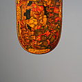 Lacquer Pen Box with Royal Audience Scenes, Sani&#39; Humayun (Iranian), Papier-maché; painted, gilded, and varnished
