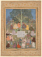 A Gathering of Dervishes, Opaque color and gold on paper
