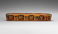 Pen Box attributed to Muhammad ibn Muhammad Mahdi, Muhammad ibn Muhammad Mahdi, Papier-maché; painted, gilded, and varnished