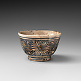 Cup, Stonepaste; painted and glazed