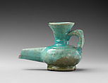 Lamp, Earthenware; glazed