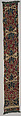 Fragment of a Hanging, Silk on linen; embroidered