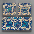 Tiles, Stonepaste; painted and glazed