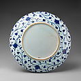 Plate, Stonepaste; polychrome-painted under transparent glaze