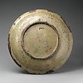 Dish, Stonepaste; painted and glazed