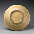 Dish, Stonepaste; painted and glazed
