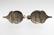 Girdle Clasp, Gold, coral, turquoise, glass?