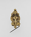 Ornament, Gold; filigreed and granulated