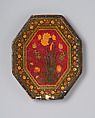 Mirror Case, Papier-maché; painted and lacquered