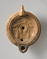 Lamp, Earthenware; molded