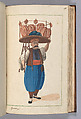 Illustrated Manuscript: ‘Costumi Turchi e Grechi fatti in Constantinopoli 1790’, Ink, opaque watercolor, and gold on paper; leather binding