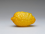 Citron, Glass; mold blown